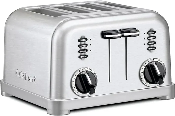 Cuisinart Torradeira em Aço Inox Modelo CPT-180P1 - 4 fatias