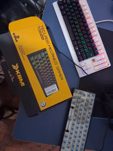 teclados mecânicos redragon e tg600 kabum