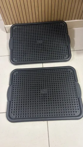 2 sanitários caninos higiênico preto