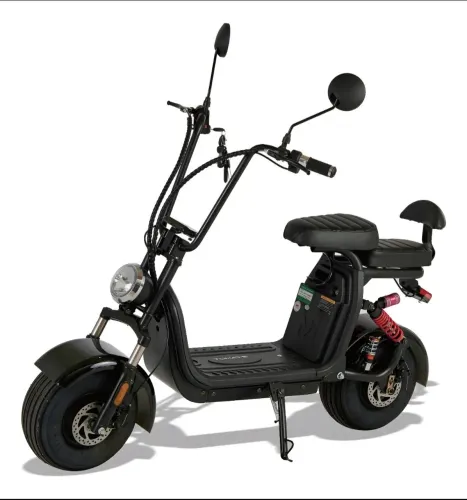 Scooter Elétrica, 800 W, Autonomia: 35 km, Veloc. Máxima: 40 km/h, Capac. de Carga: 200 kg