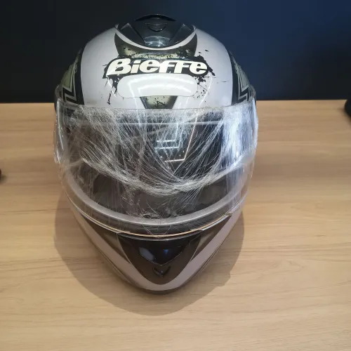 Capacete bieffe SI Metal gear tam 60 Prata c/ grafite