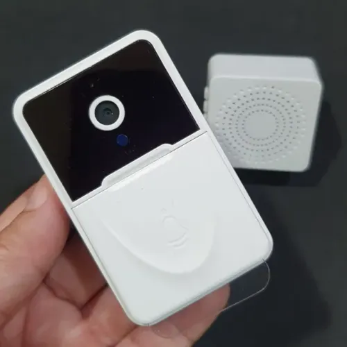 Campainha Interfone Inteligente Câmera e Áudio Wi-fi sem Fio Visão Noturna