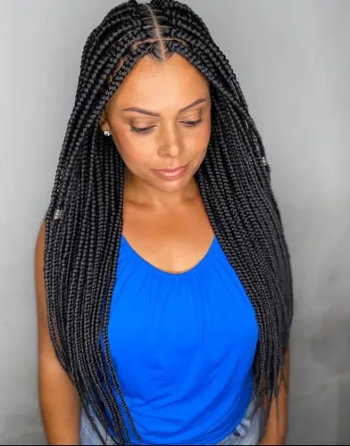 Tranças Box braids