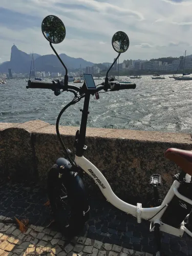 Bicicleta Elétrica Mormaii MBE Fat Dobrável + Cadeirinha Infantil