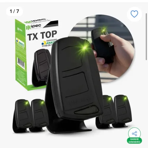 Controle remoto para portão