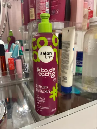 ativador de cachos creme salon line