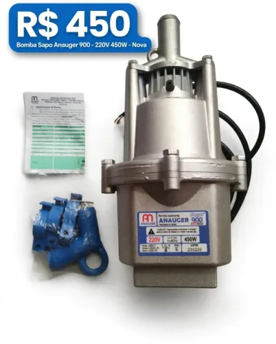 Bomba sapo 220v com pontecia 450w
