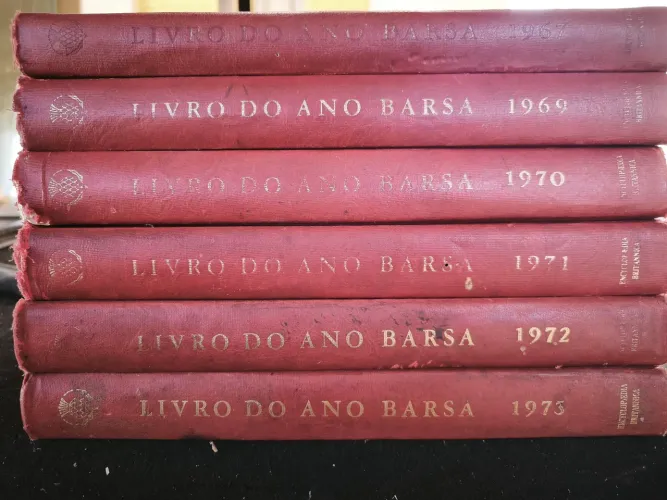 Livros Barsa dos anos 67 a 73