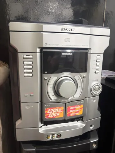 Relíquia Sony MHC-RG220 - Funcionando Tudo - Fotos Reais