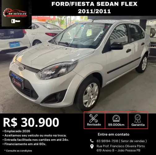 Ford Fiesta Sedan 1.0 8V Flex 4P 2011