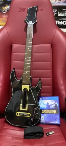 Guitarra para Ps4 com dongle jogo e alça