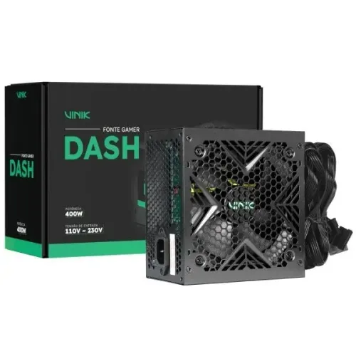 FONTE PC 400W ATX DASH BIVOLT VFG400WP - LOJA DADO DIGITAL