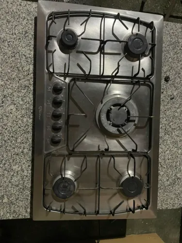 Cooktop Aço Inox Fisher 5 bocas