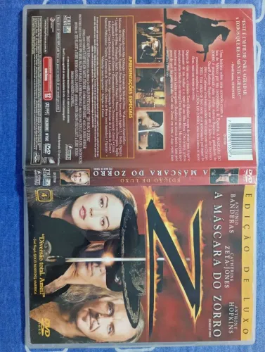 DVD A MÁSCARA DO ZORRO( EDIÇÃO DE LUXO) 