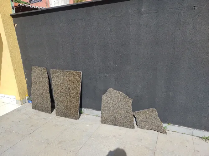 Mesa de Mármore reaproveitável bem espessa 