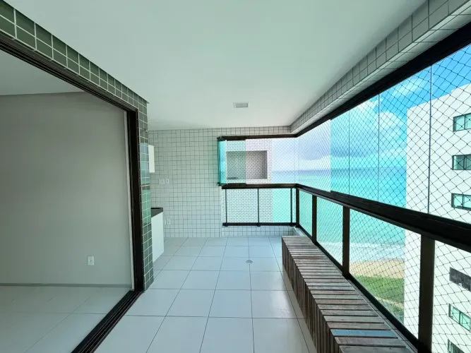 Gran Marine | Beira Mar | Pé na Areia | Condo Resort | 114 m² | Vista Mar | Completo de Ar