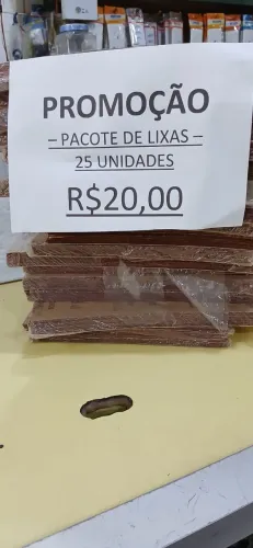 Kit de lixas para madeira / Massa - Bosch com 25 unidades 