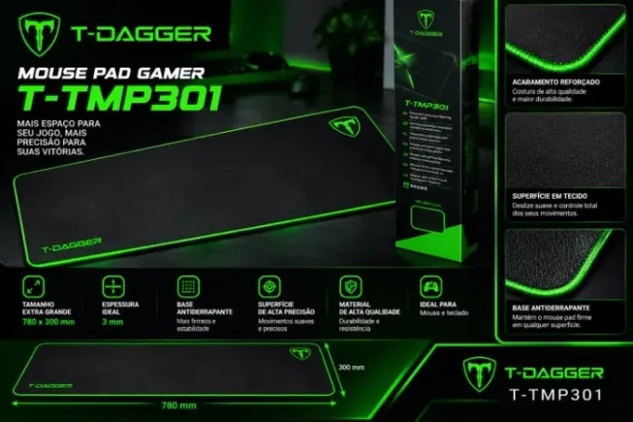 Mousepad Gamer T-Dagger T-TMP301