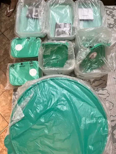conjunto tupperware 10 conjuntos tudo original