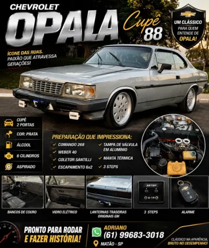 Chevrolet Opala Comodoro/comod. SLE 4.1/2.5 1988