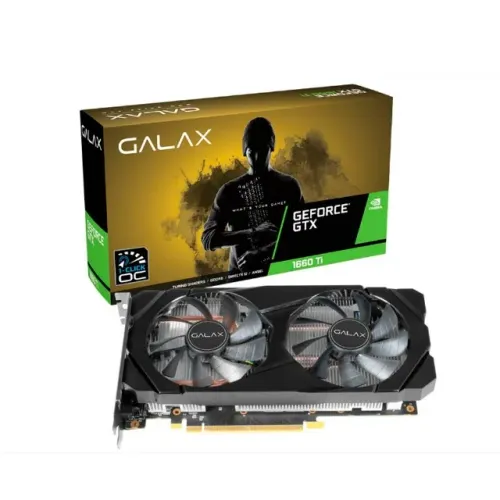Placa de Vídeo 1660 ti 6GB galax OC 1 click