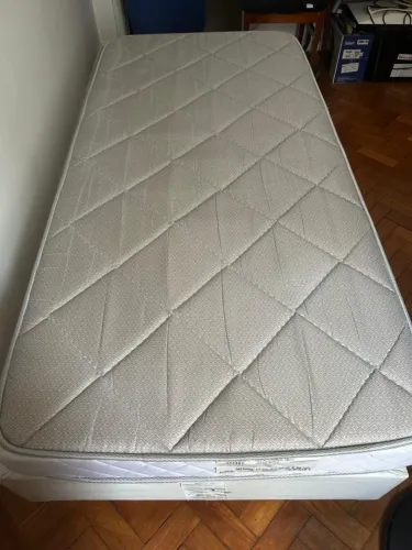 Cama box Ortobom com colchão BF D45