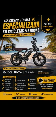 ? ASSISTÊNCIA TÉCNICA ESPECIALIZADA EM BICICLETAS ELÉTRICAS ?