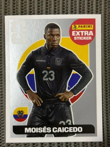 Figurinha Caicedo Prata - Copa do Mundo 2026