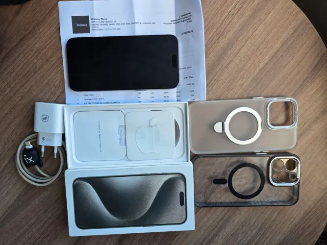 IPHONE 15 PRO MAX, COM NOTA FISCAL, 256G Bateria 86%