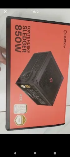 Fonte husky 850w 80 plus Gold 