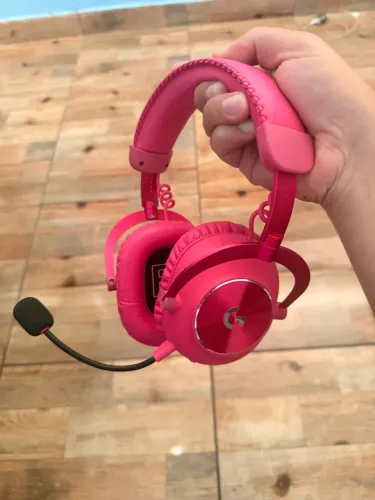 Headset Gamer Logitech G Pro X 2 Lightspeed Sem Fio Magenta
