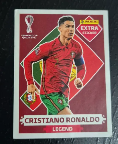 Figurinha Legend bordô Cristiano Ronaldo 2022