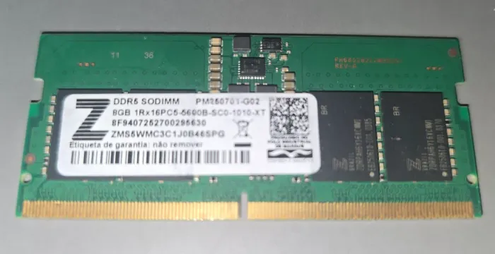 Memoria RAM de notebook (DDR5) | 8GB