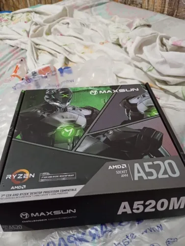 Placa Mãe a520 Maxsun Nova Na Caixa