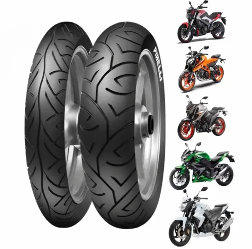Kit Par Pneu Pirelli Sport Demon 110/70-17 54H TL + 140/70-17 66H TL Original Yamaha