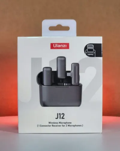 Ulanzi J12 Microfone Lapela Sem Fio Lacrado