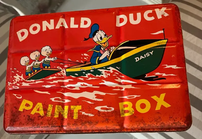 Antiga Aquarela Pato Donald 