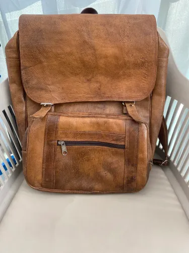 Mochila de couro