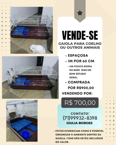 Gaiola para animal