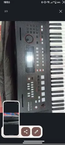 VENDO OU TROCO TECLADO EX 50 ROLAND 