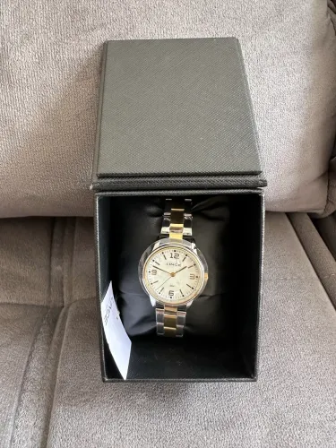 Relógio Lince Feminino Bicolor Dourado e Prata ? NOVO com Etiqueta