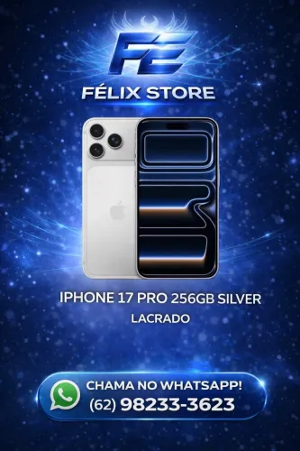 iPhone 17 Pro 256GB lacrado Silver 
