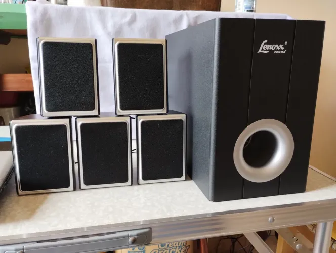 Caixas Subwoofer Lenoxx Para Home Theater (ler Descrição)