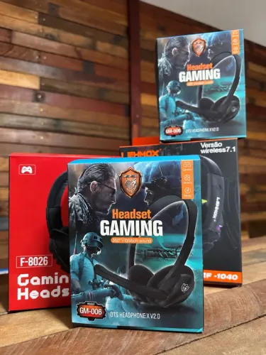 HEADSET NOVOS COM FIO GAMER ENTREGAMOS