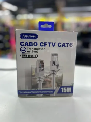 Cabo de Rede 15 metros CAT6 - Entrega Grátis