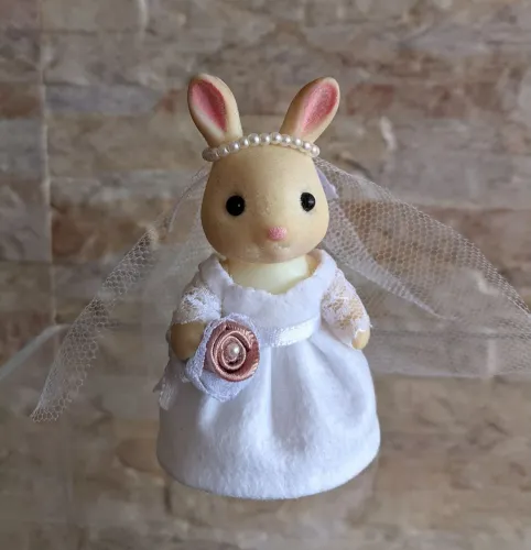 Roupinha Noiva Rosé Sylvanian Families 