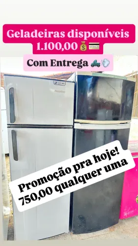 Geladeiras disponíveis