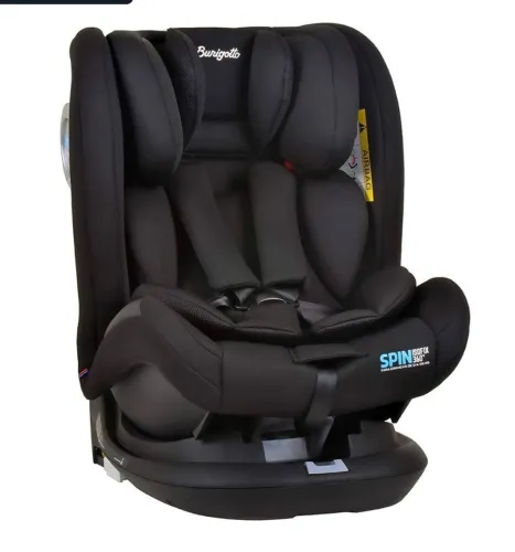 Cadeirão carro Burigotto Spin Isofix Black