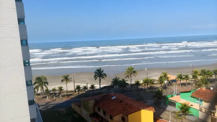 APARTAMENTO PARA VENDA 02 QUARTOS VISTA MAR 80M² VARANDA GOURMET NO JARDIM PRAIA GRANDE MO