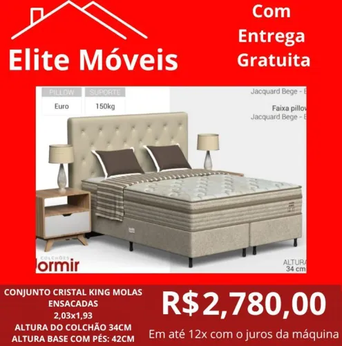 Cama king Com garantia de fabrica. 
